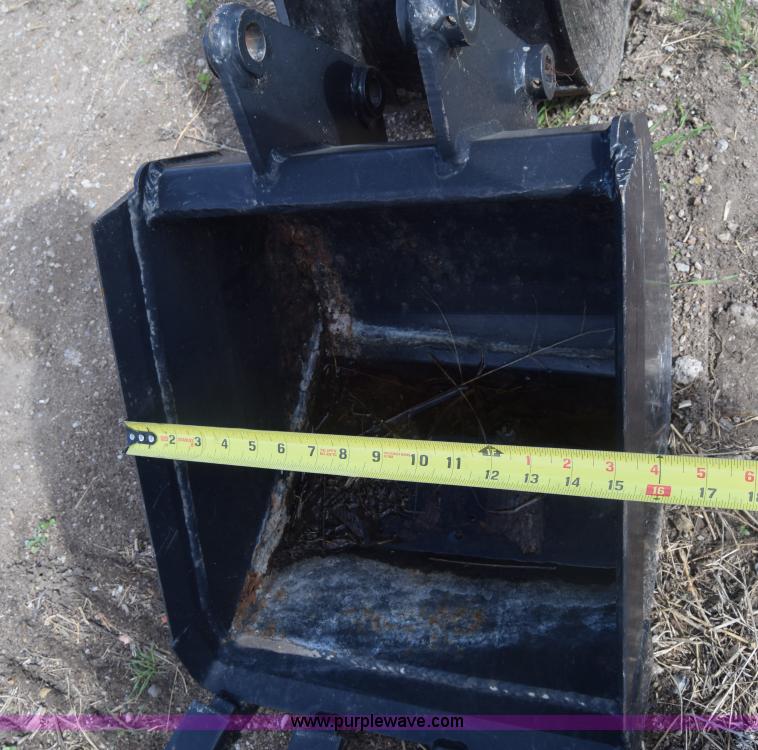 image for item K4287 (2) mini excavator buckets