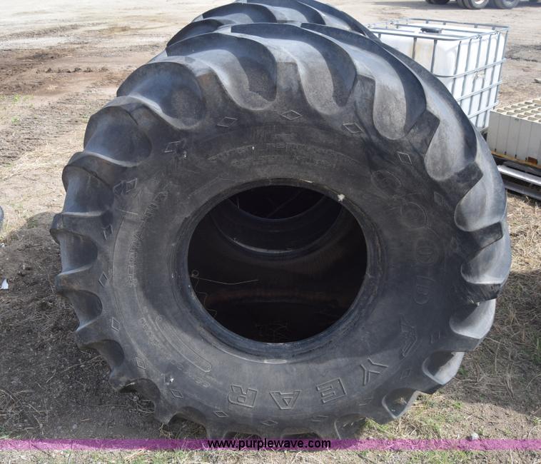 image for item K4294 (2) Goodyear 66x43.00-25 NHS tires