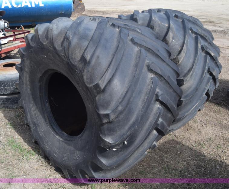 image for item K4294 (2) Goodyear 66x43.00-25 NHS tires