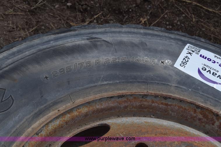 image for item K4295 (5) 295/75R22.5 tires