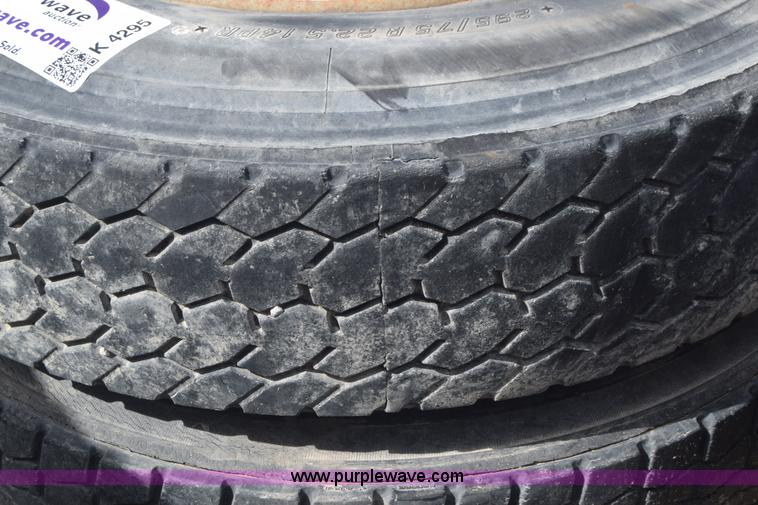 image for item K4295 (5) 295/75R22.5 tires