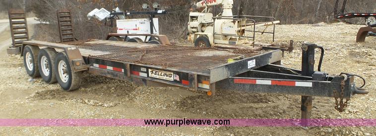 image for item K4590 2004 Felling DE24 equipment trailer