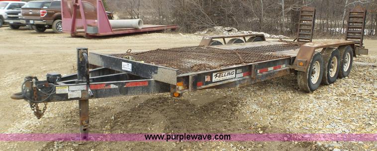 image for item K4590 2004 Felling DE24 equipment trailer