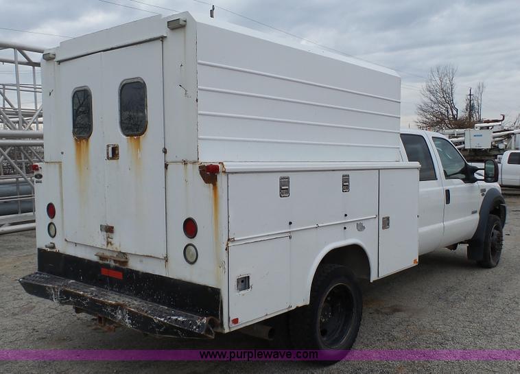 image for item L1314 2006 Ford F550 SuperCrew utility truck