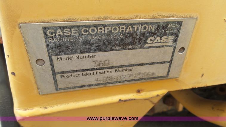 image for item L1318 1998 Case 360 trencher