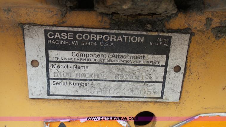 image for item L1318 1998 Case 360 trencher