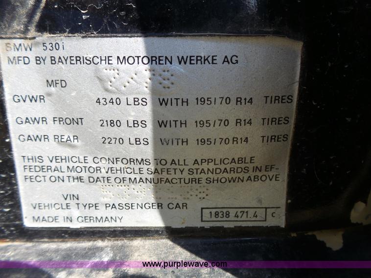 image for item L3686 1978 BMW 530i