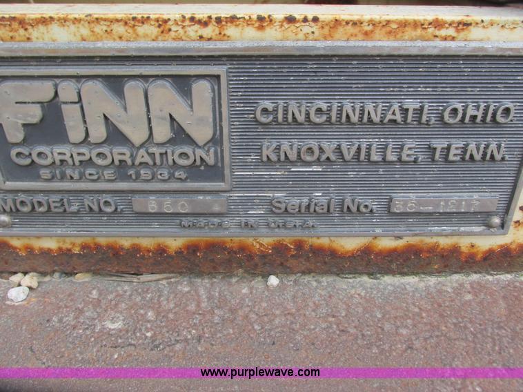 image for item L3908 Finn B50 straw blower