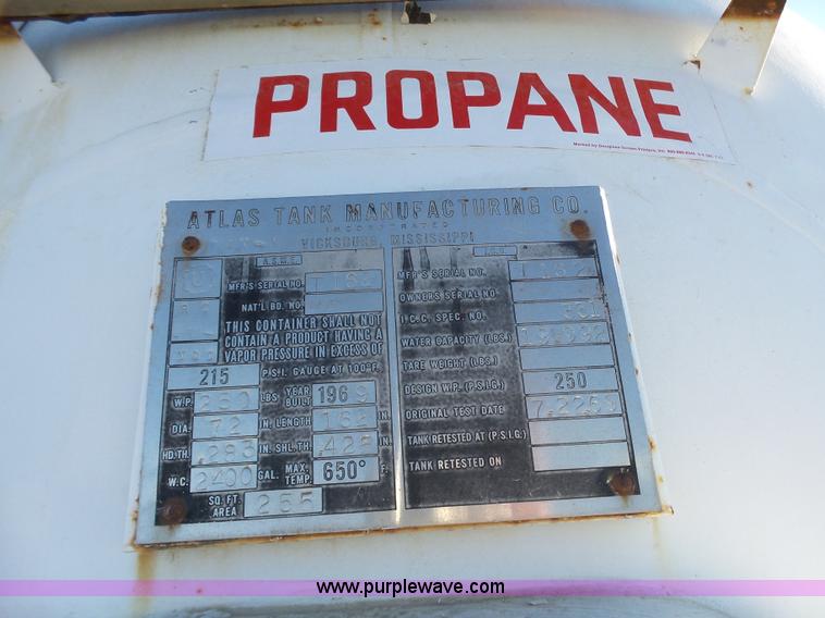 image for item L6257 1999 GMC C7500 propane truck