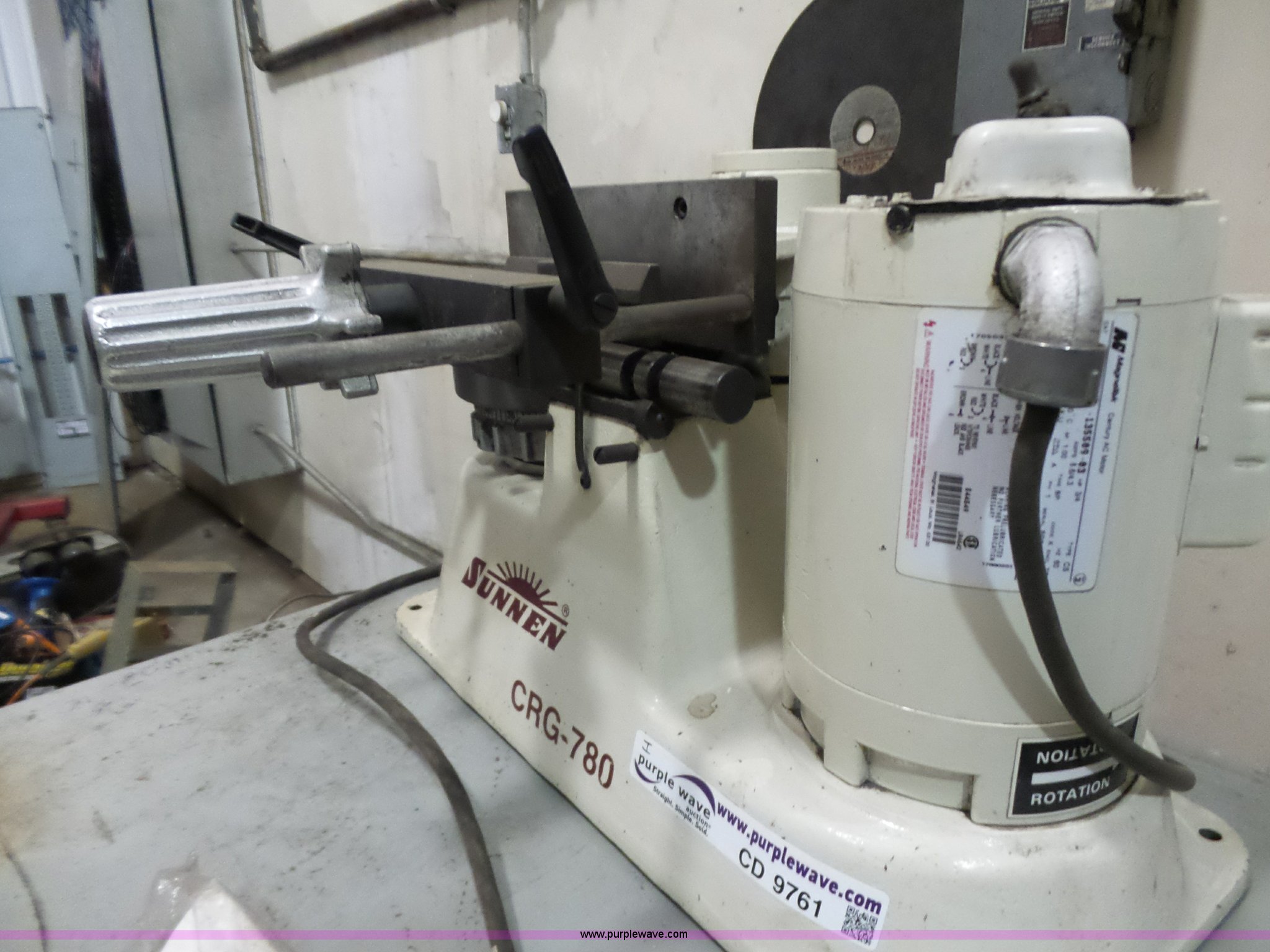 Sunnen CRG780 cap and rod grinder in Salina, KS Item CD9761 sold