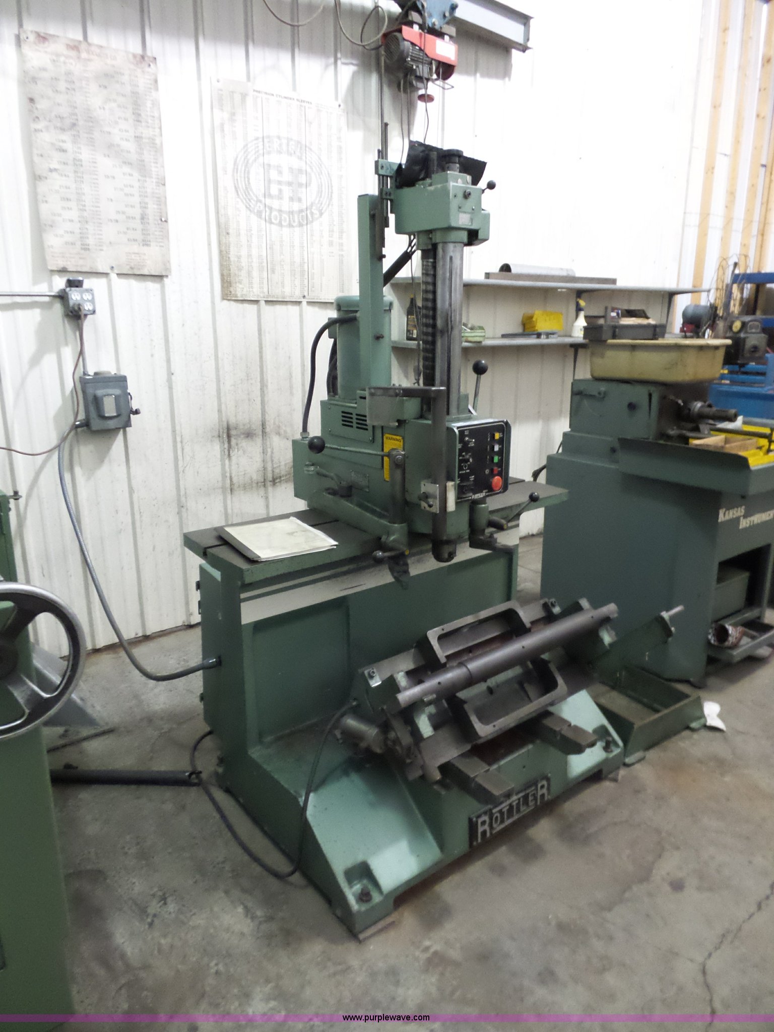 Rottler FA2EB boring machine in Salina, KS Item CD9765 sold Purple Wave