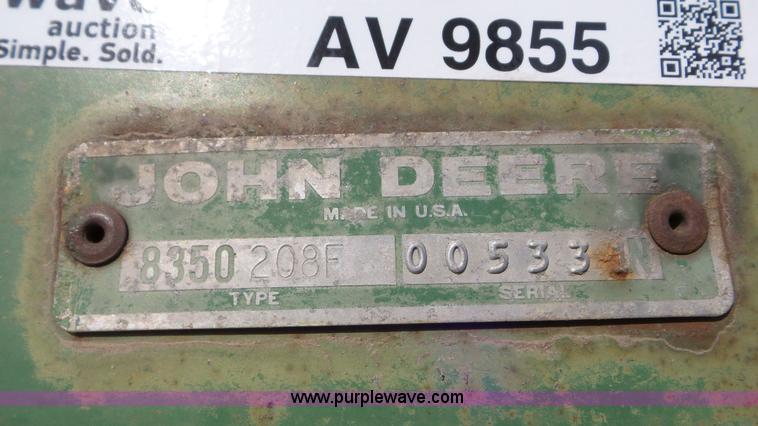 image for item AV9855 John Deere 8300 grain drill