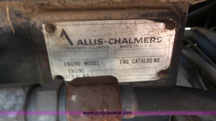 image for item CD9921 1979 Allis Chalmers 7060 tractor