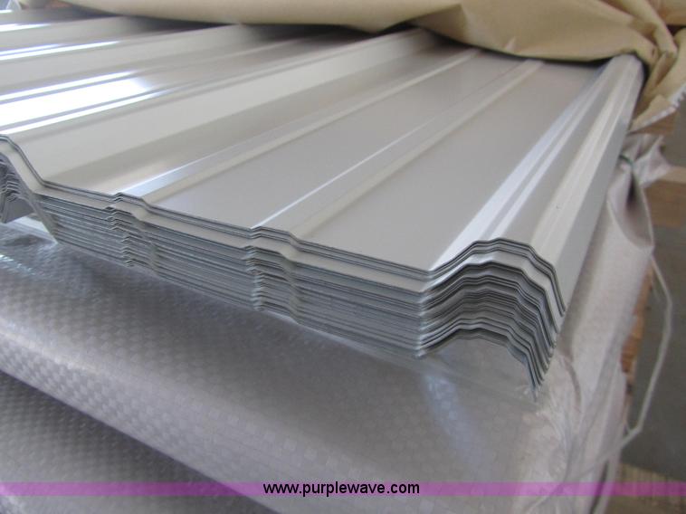 image for item F1228 (60) 18'4"L x 36"W metal siding/roofing sheets