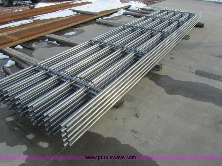 image for item F1230 (10) six bar steel 20' continuous panels