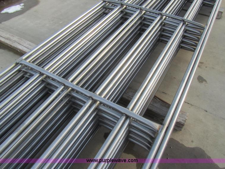 image for item F1231 (10) six bar steel 20' continuous panels