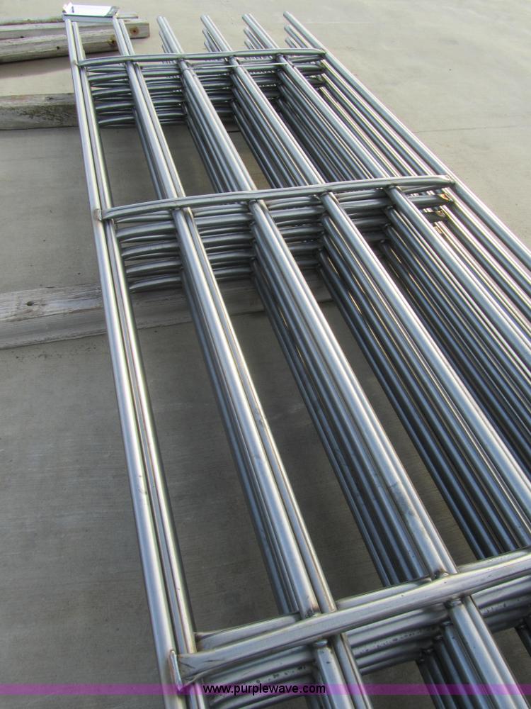image for item F1232 (10) six bar steel 20' continuous panels