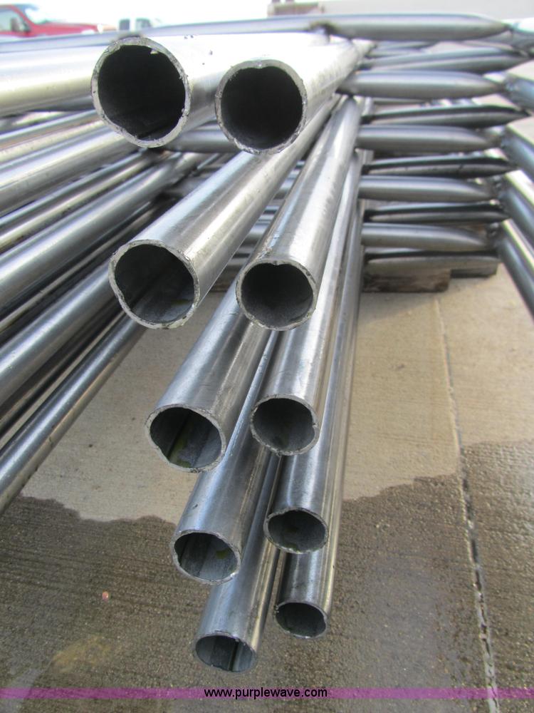 image for item F1233 (10) six bar steel 20' continuous panels