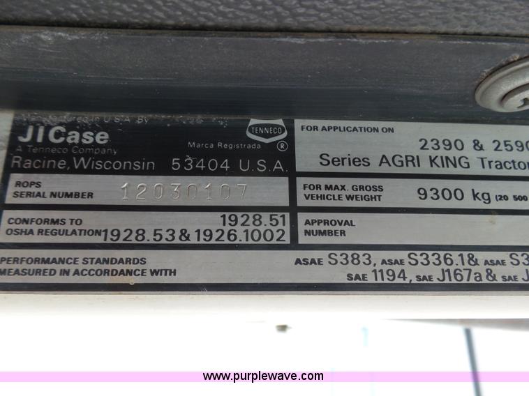 image for item J6176 1980 Case 2590 tractor