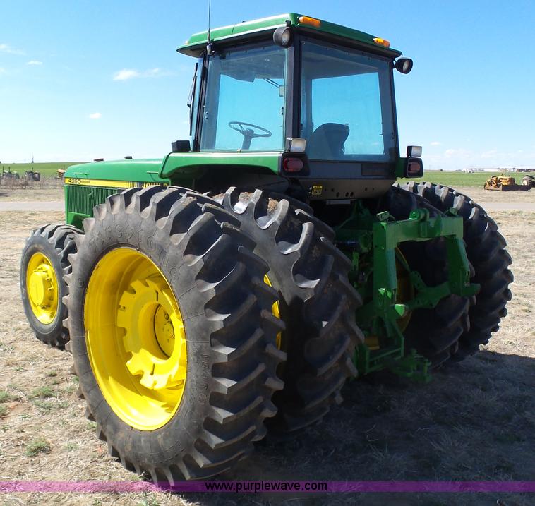 image for item J6187 1992 John Deere 4960 MFWD tractor