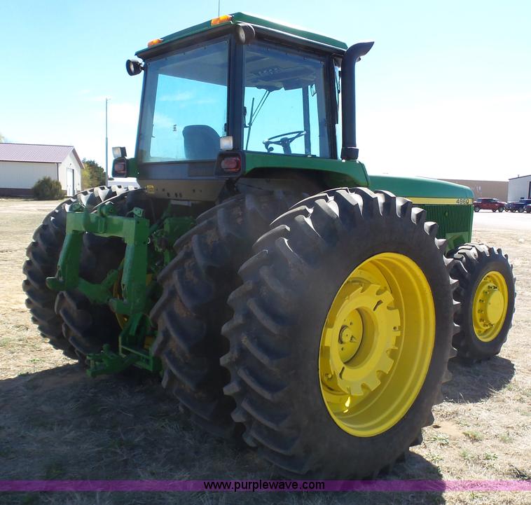 image for item J6187 1992 John Deere 4960 MFWD tractor