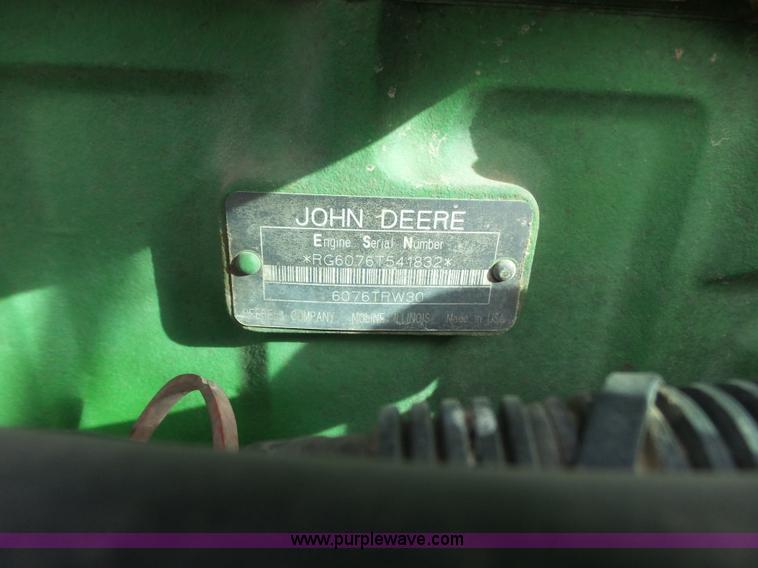 image for item J6190 1995 John Deere 7800 MFWD tractor
