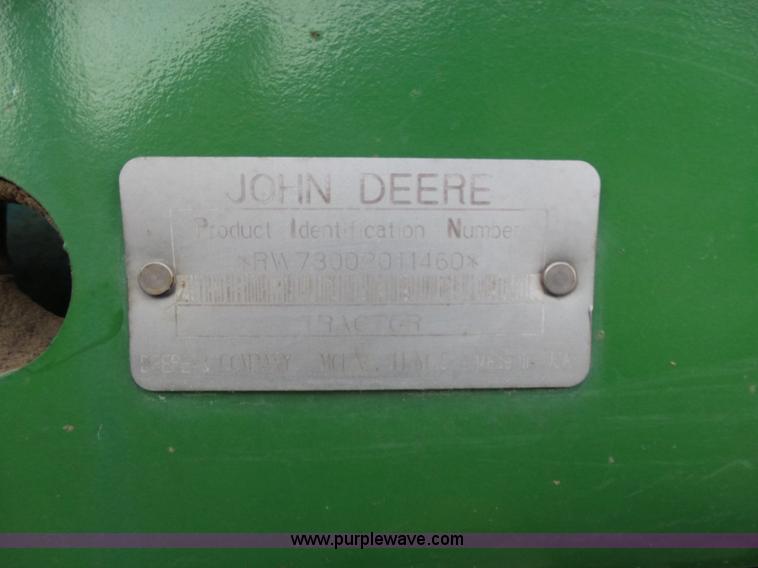 image for item J6190 1995 John Deere 7800 MFWD tractor