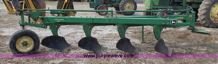 image for item K4284 John Deere 1450 four bottom plow