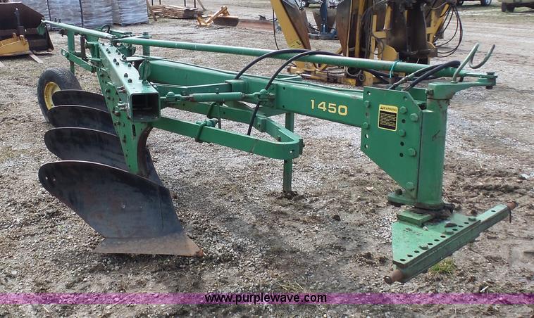 image for item K4284 John Deere 1450 four bottom plow