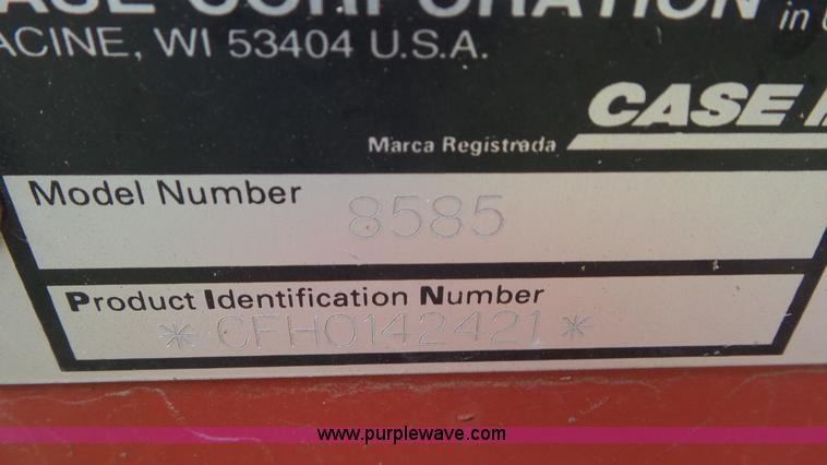 image for item K6829 2000 Case IH 8585 large square baler