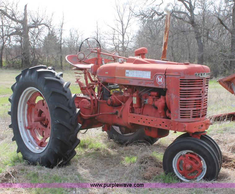 image for item K8989 1949 Farmall M tractor