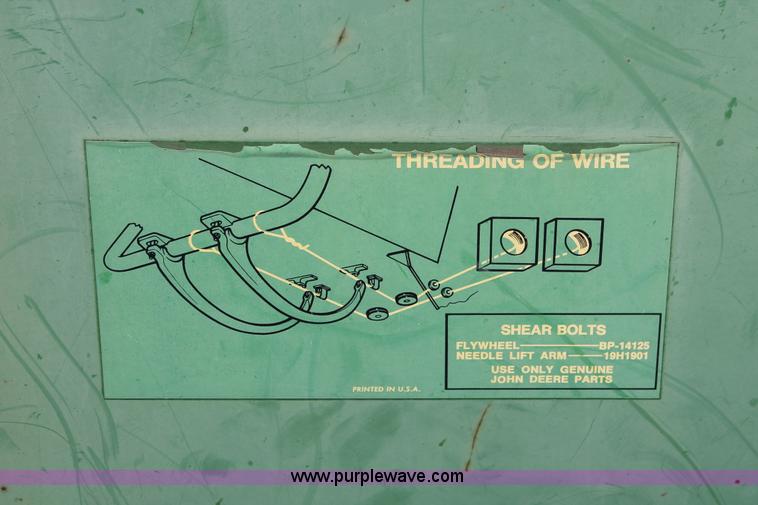 image for item K8991 John Deere 347 small square baler
