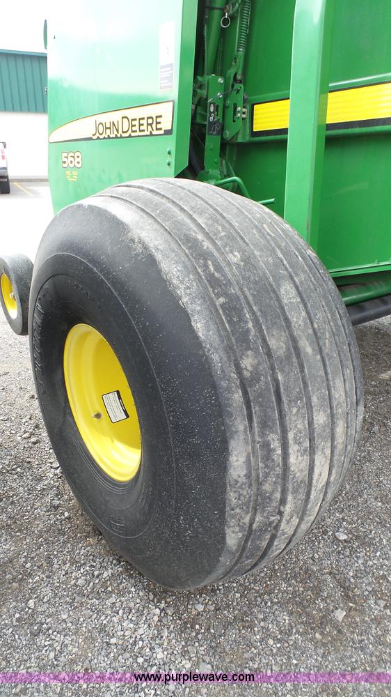 image for item L1328 2010 John Deere 568 Mega Wide Plus round baler