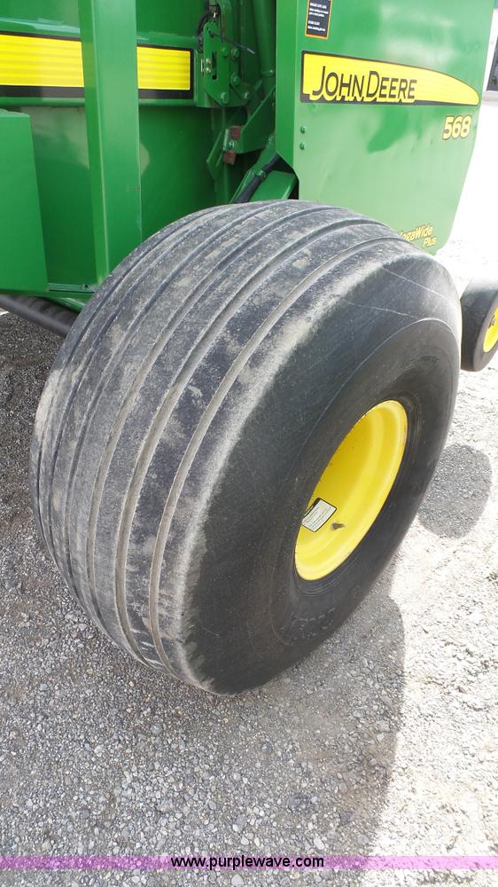 image for item L1328 2010 John Deere 568 Mega Wide Plus round baler