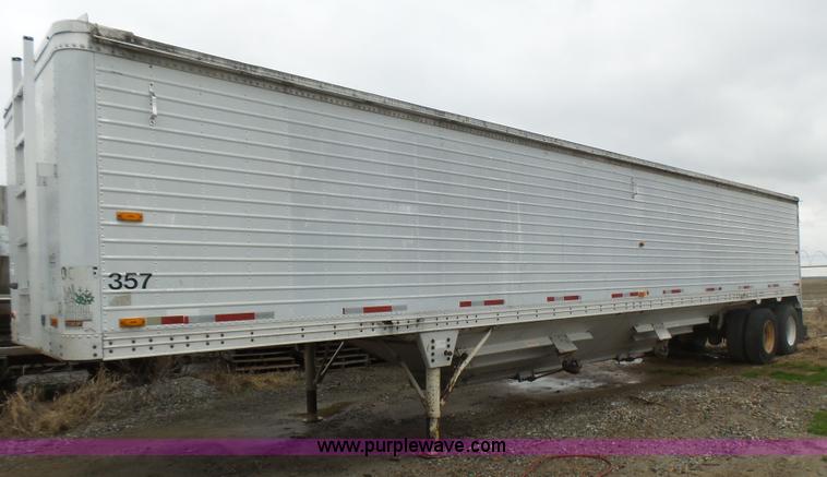 image for item L5445 1991 Timpte Super Hopper double hopper grain trailer