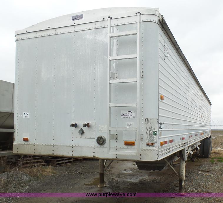 image for item L5445 1991 Timpte Super Hopper double hopper grain trailer