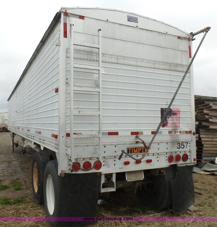 image for item L5445 1991 Timpte Super Hopper double hopper grain trailer