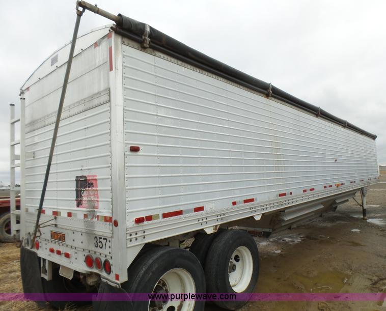 image for item L5445 1991 Timpte Super Hopper double hopper grain trailer