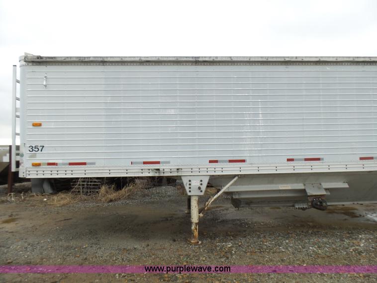 image for item L5445 1991 Timpte Super Hopper double hopper grain trailer