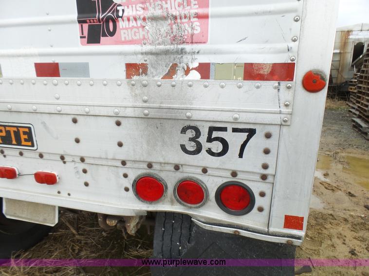 image for item L5445 1991 Timpte Super Hopper double hopper grain trailer