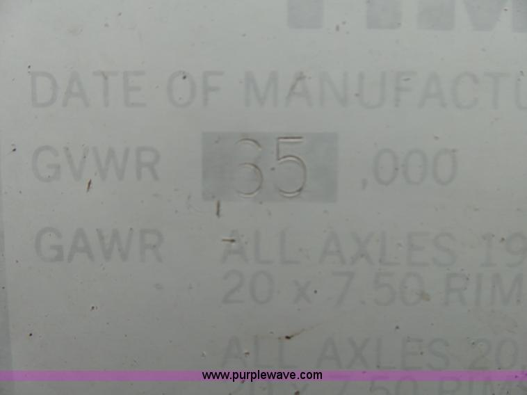 image for item L5445 1991 Timpte Super Hopper double hopper grain trailer