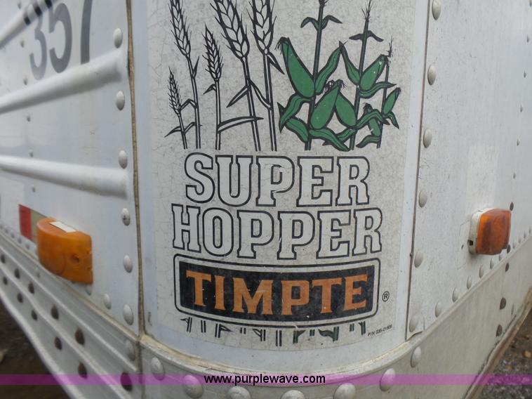 image for item L5445 1991 Timpte Super Hopper double hopper grain trailer