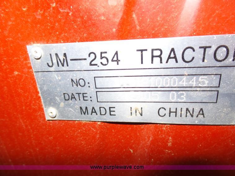 image for item L5762 2005 King 254 MFWD tractor