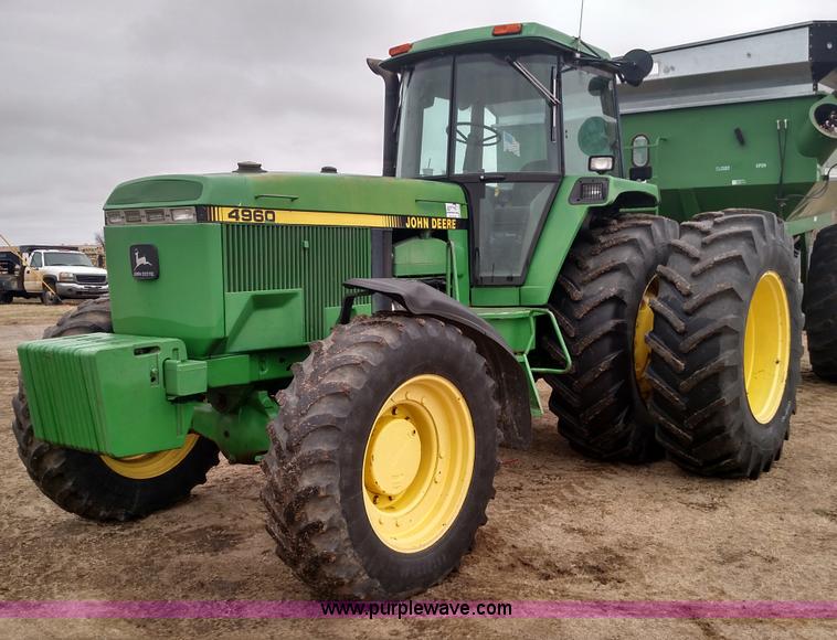 image for item L7315 1993 John Deere 4960 MFWD tractor