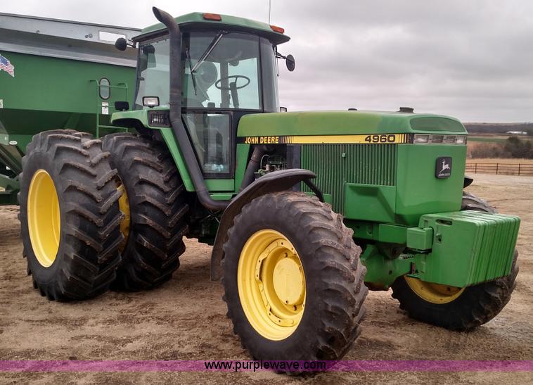 image for item L7315 1993 John Deere 4960 MFWD tractor