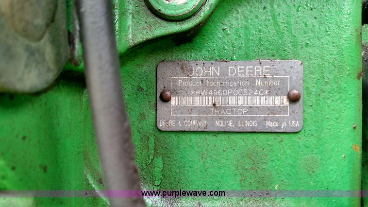 image for item L7315 1993 John Deere 4960 MFWD tractor