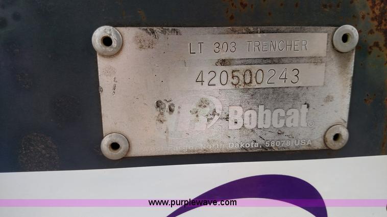 image for item L7331 Bobcat LT303 skid steer trencher attachment