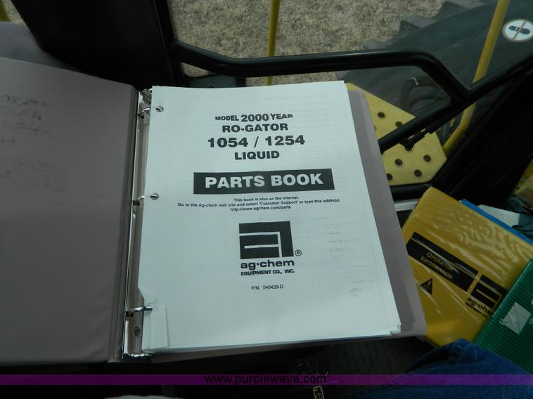 image for item L7342 2001 Ag-Chem RoGator 1254 self-propelled applicator