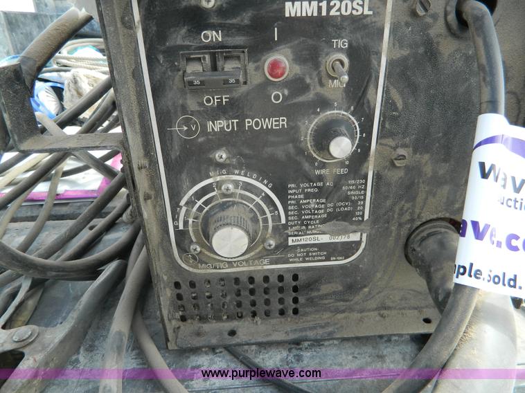 image for item L7343 Snap-on MM120SL mig/tig wire feed welder