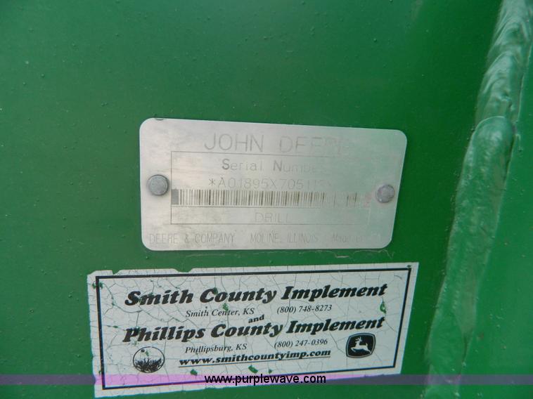 image for item L7345 John Deere 1895 no-till air seeder